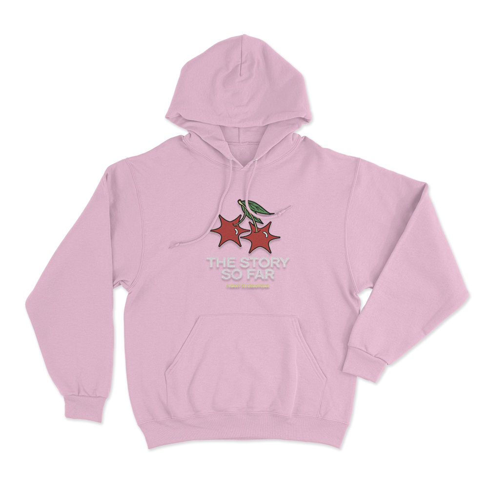 Cherries Unisex Hoodie Pink Cherries Unisex Hoodie Pink