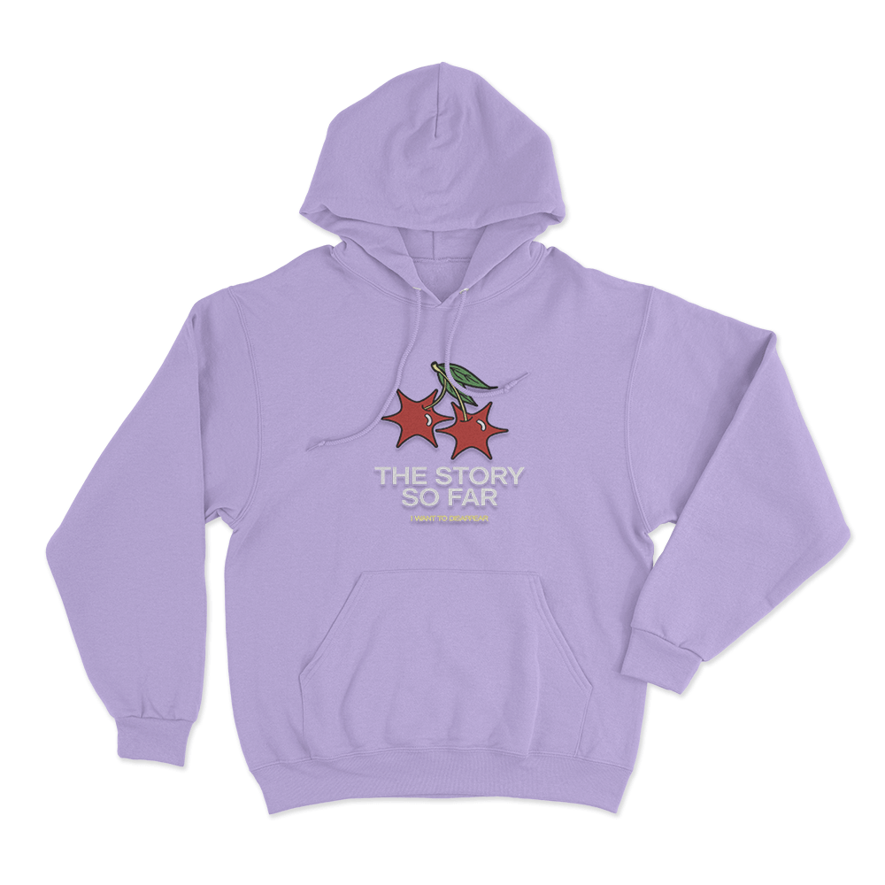 Cherries Unisex Hoodie Purple Cherries Unisex Hoodie Purple