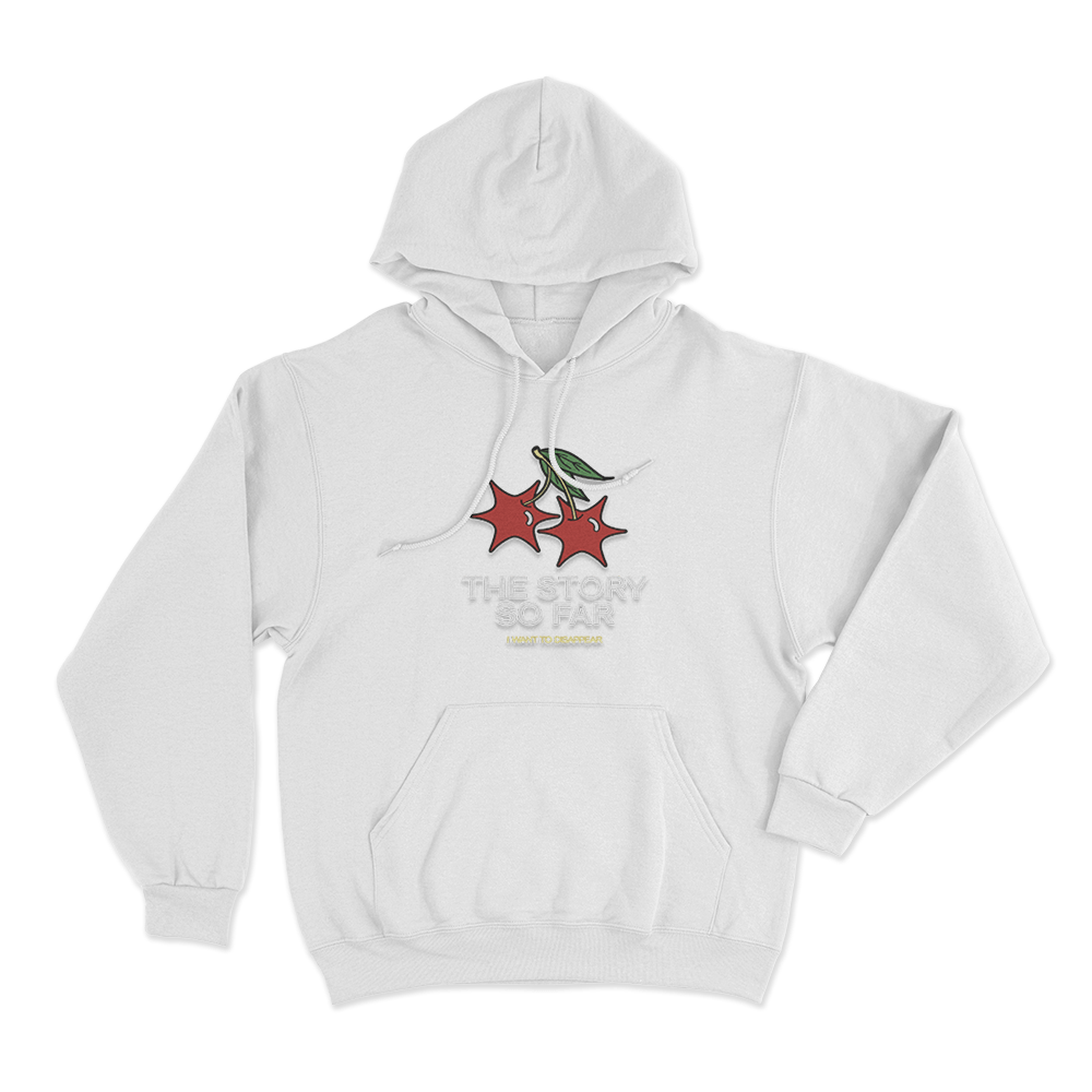 Cherries Unisex Hoodie White Cherries Unisex Hoodie White