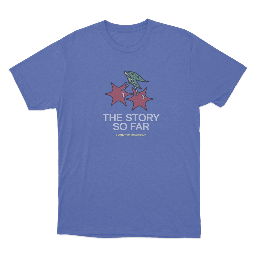 Cherries Unisex T Shirt Blue Cherries Unisex T Shirt Blue