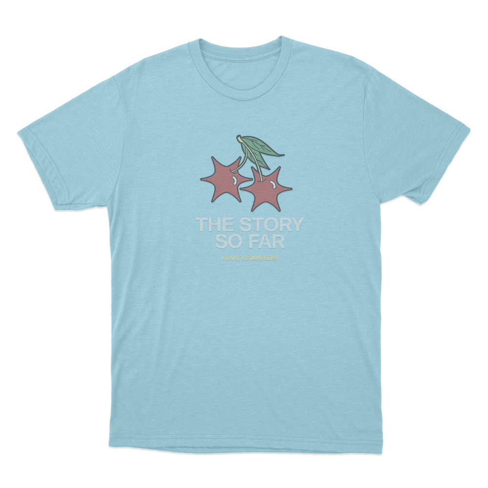 Cherries Unisex T Shirt Sky Blue Cherries Unisex T Shirt Sky Blue
