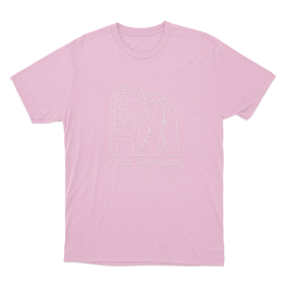 I Want To Disappear Unisex T Shirt Pink I Want To Disappear Unisex T Shirt Pink