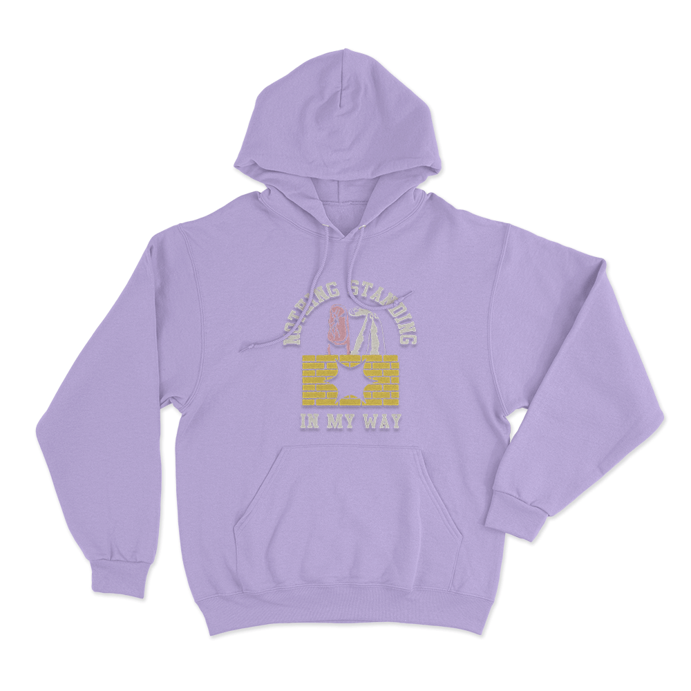 Nothing Standing In My Way Unisex Hoodie Purple Nothing Standing In My Way Unisex Hoodie Purple