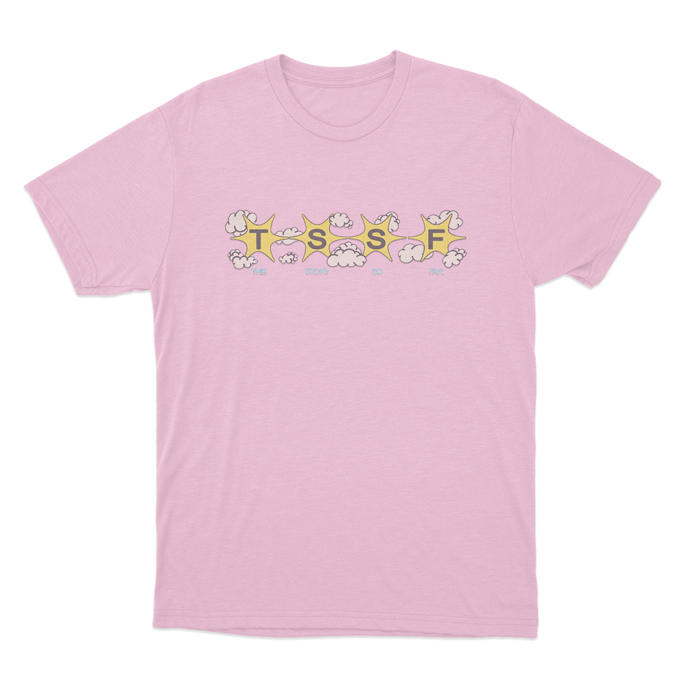 The Story So Far Cloud Graphic Unisex T Shirt Pink The Story So Far Cloud Graphic Unisex T Shirt Pink