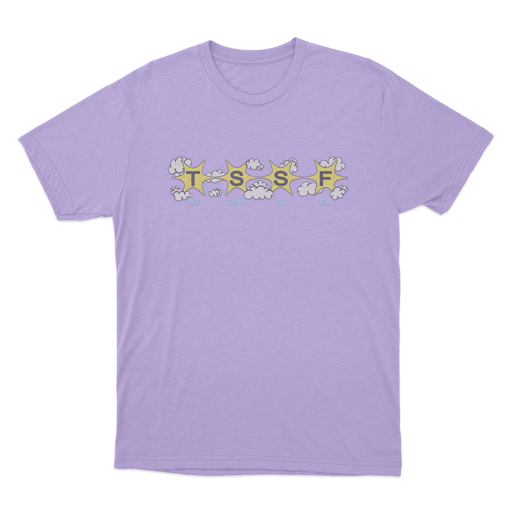 The Story So Far Cloud Graphic Unisex T Shirt Purple The Story So Far Cloud Graphic Unisex T Shirt Purple