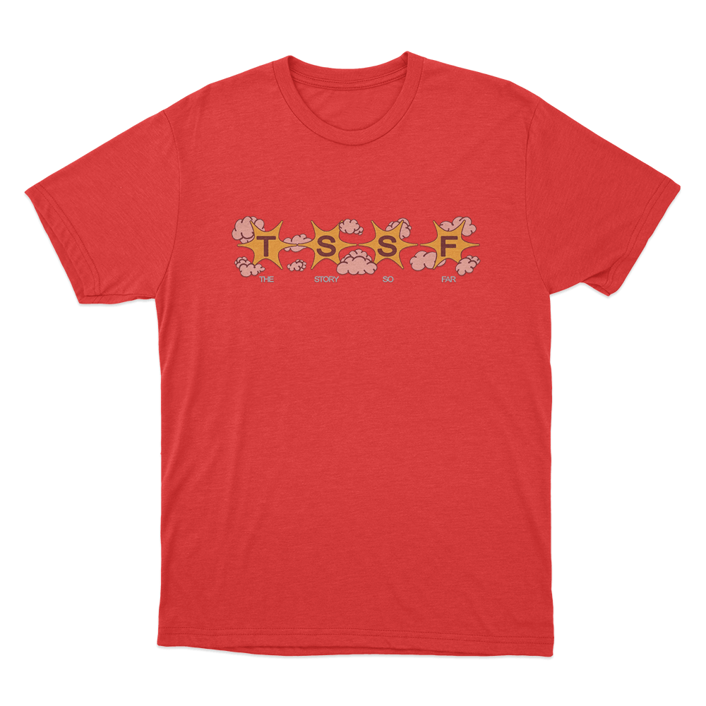 The Story So Far Cloud Graphic Unisex T Shirt Red The Story So Far Cloud Graphic Unisex T Shirt Red