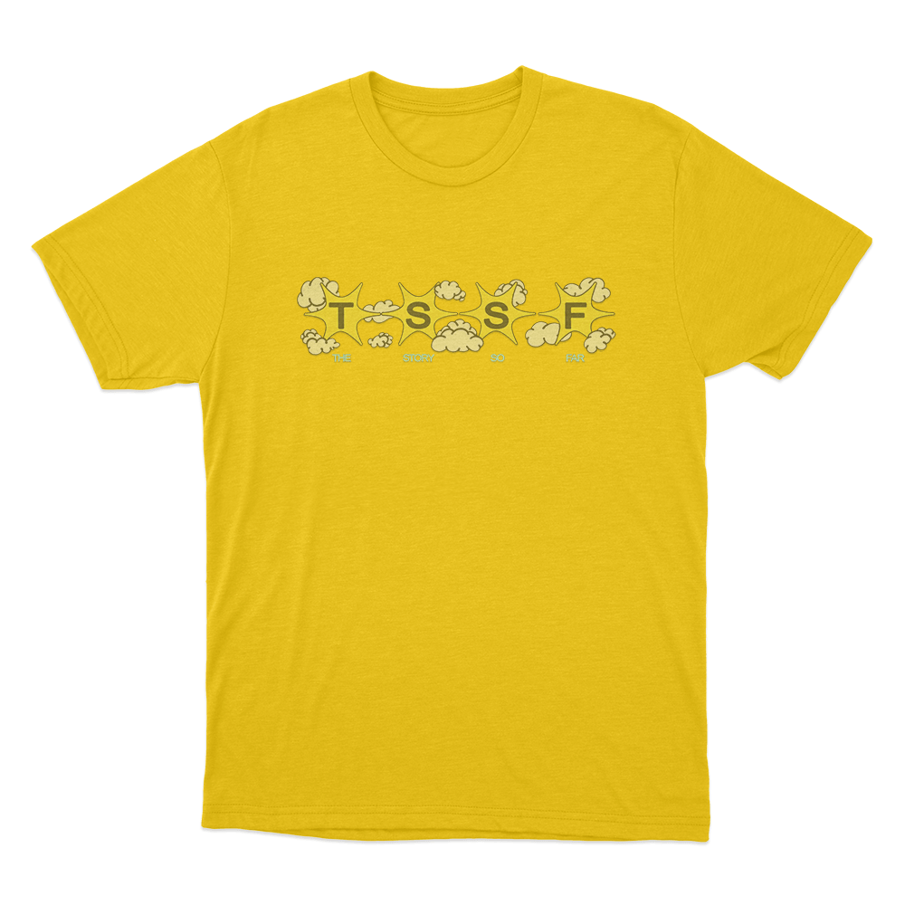 The Story So Far Cloud Graphic Unisex T Shirt Yellow The Story So Far Cloud Graphic Unisex T Shirt Yellow